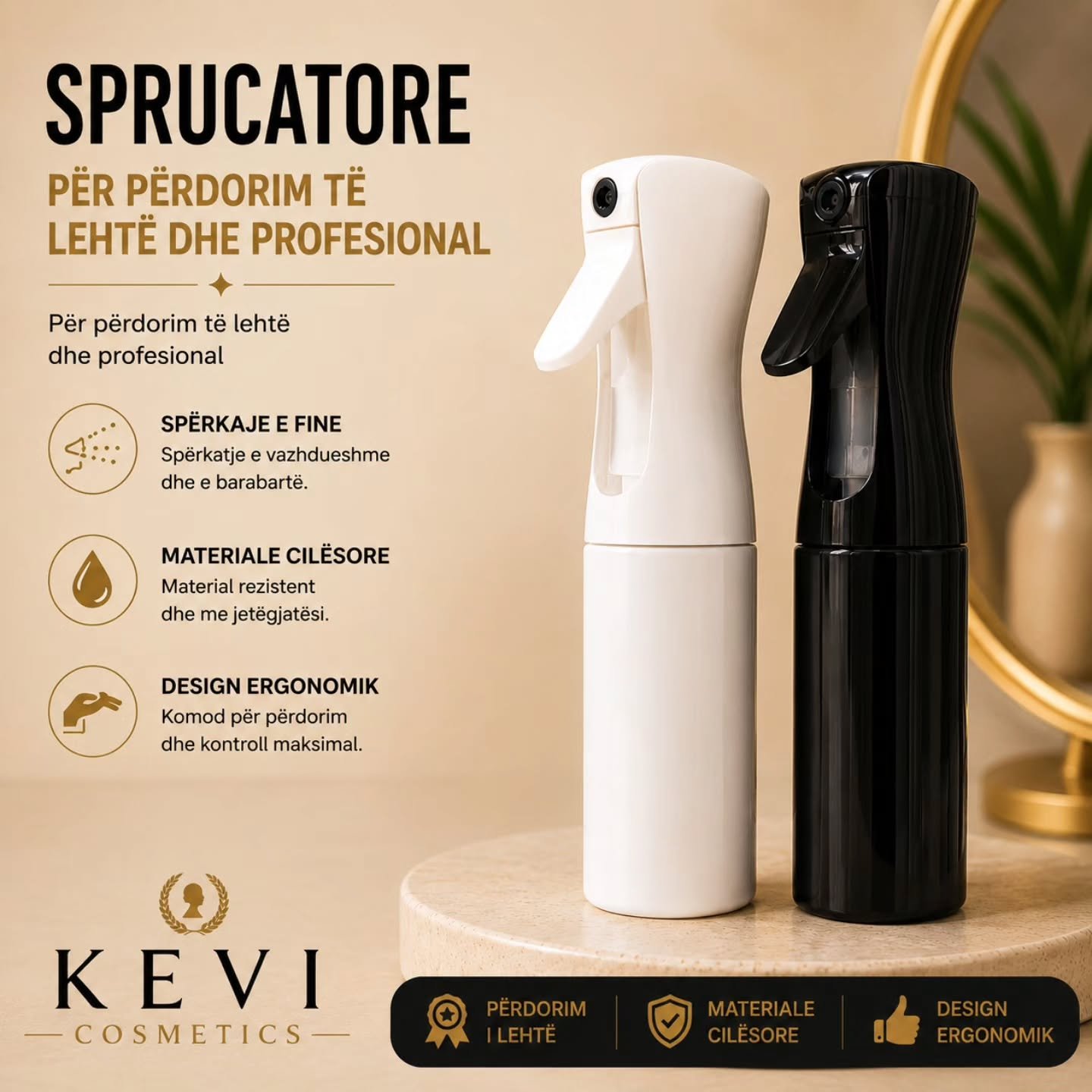Spruzatore profesionale për parukeri